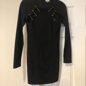 Tobi Cutout Metal Detail Mini Dress